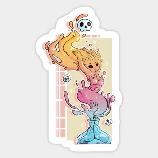 Mermaid Poison Sticker